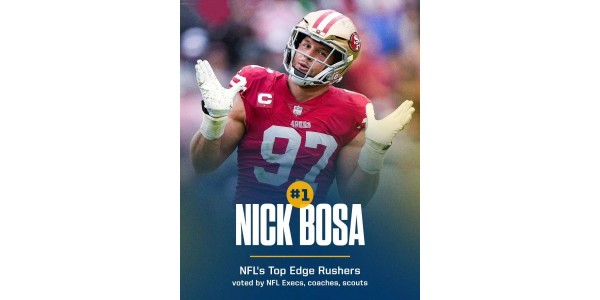 Die NFL wurde zum besten Pass-Rusher gewählt, die Trikots der 49ers erstrahlen in Glanz Die NFL wurde zum besten Pass-Rusher gewählt, die Trikots der 49ers erstrahlen in Glanz